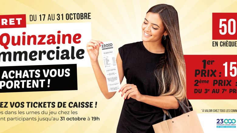 bannière Quinzaine commerciale octobre