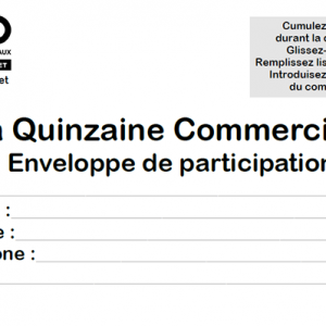 enveloppe quinzaine commerciale