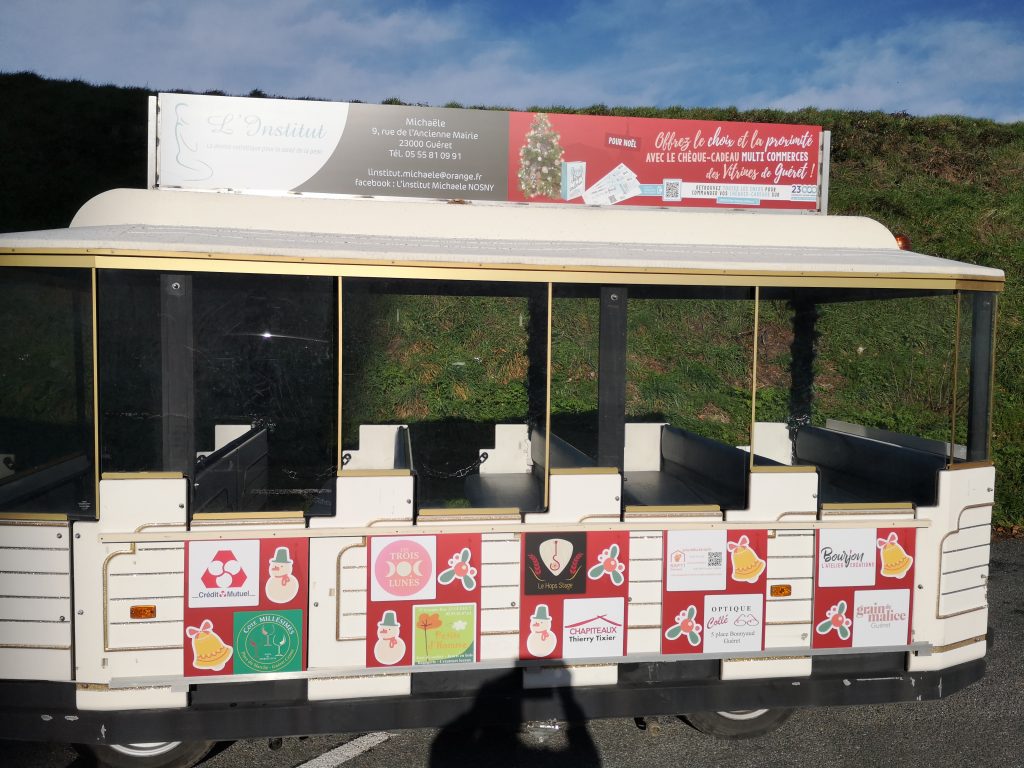 wagon petit train noël