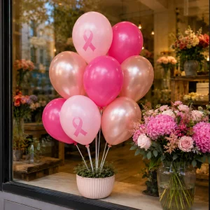 kit ballons octobre rose